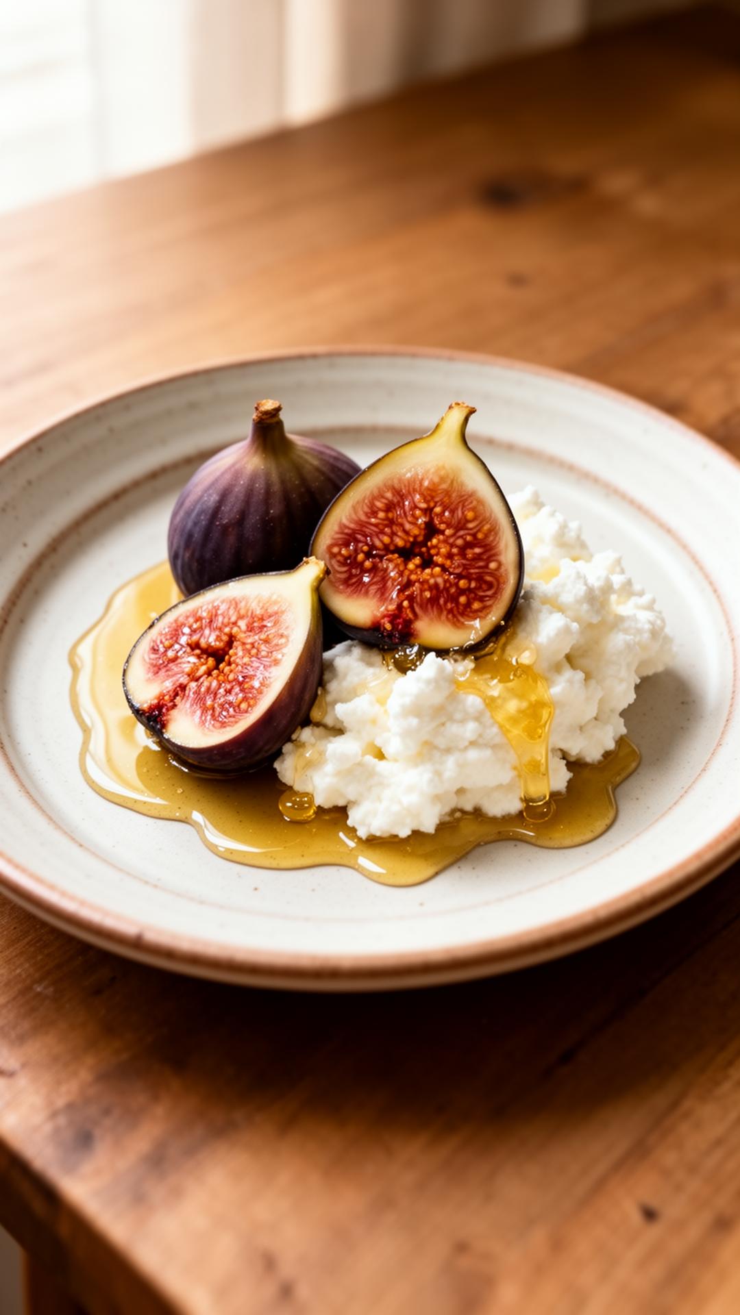 Figos e ricotta